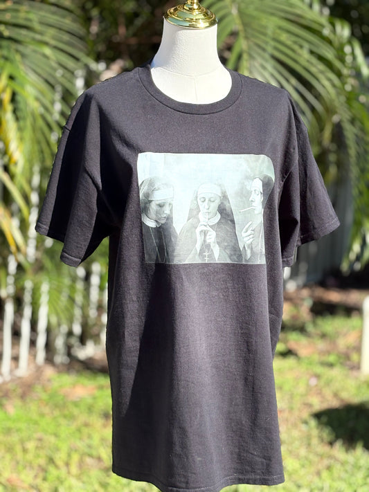 Vintage Rebel Nuns Graphic Tee