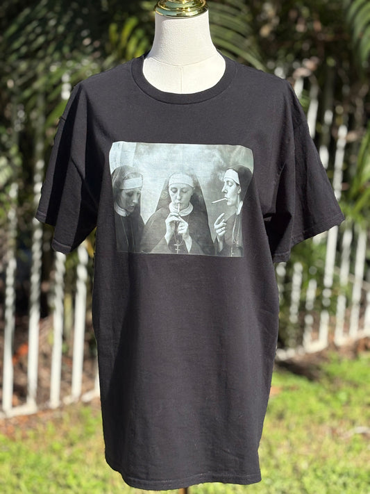 Vintage Rebel Nuns Graphic Tee